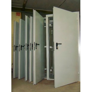 Дверь техническая Doorhan, 990 х 2140, серия Classic , цвет RAL7035 